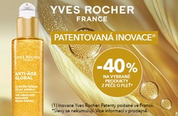 Yves Rocher - Sleva 40 % na vybrané produkty